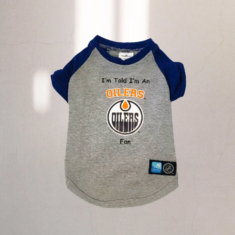  . **Cat comb to remove hair balls**NHL Edmonton Oilers Fan T-shirt