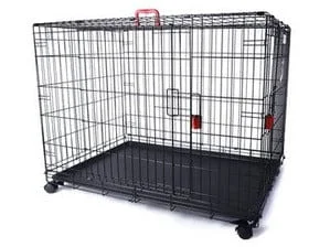 - Summer pet ice matVOYAGER Wire Crate - 2 doors with Wheels patented SECURO lock Black