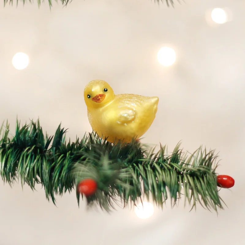 - Parrot climbing and standing wooden frameBaby Chick Ornament