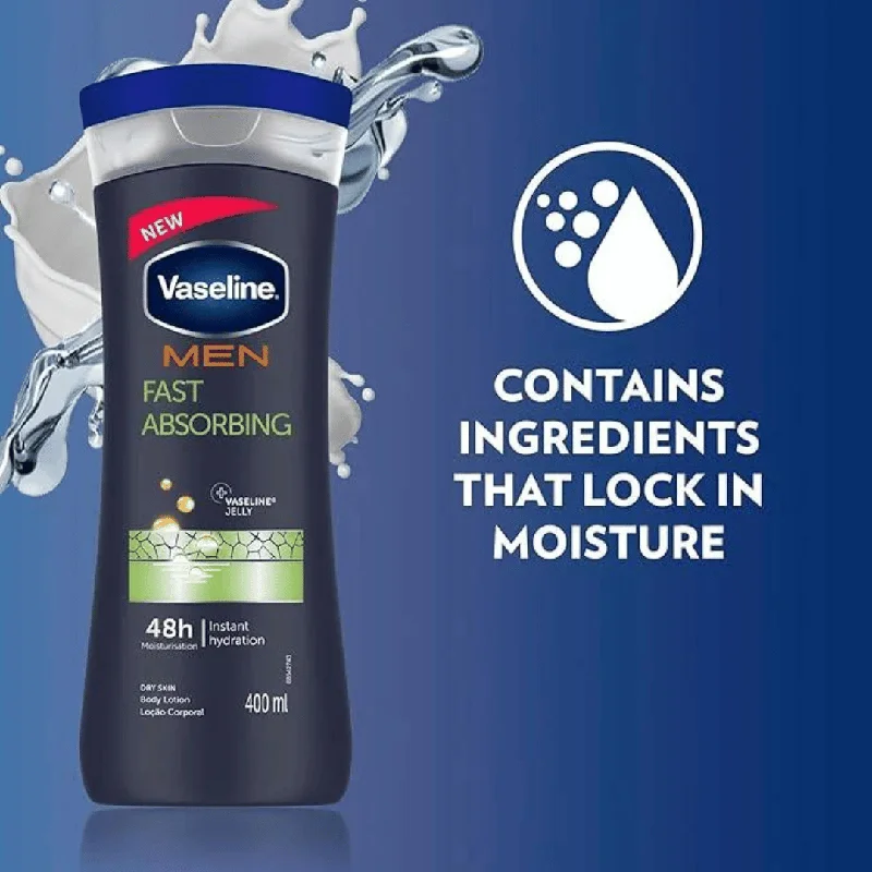 Pet ProductsVaseline Men Fast Absorbing Body Lotion 400ml