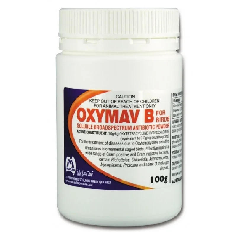 ---Fidos Oxymav B Bird Antibiotic Powder 100g