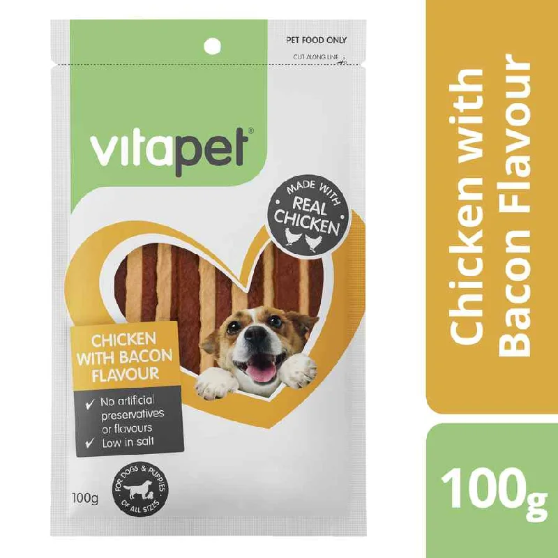 - Pet tear stain cleaning wipesVitapet Jerhigh Chicken and Bacon