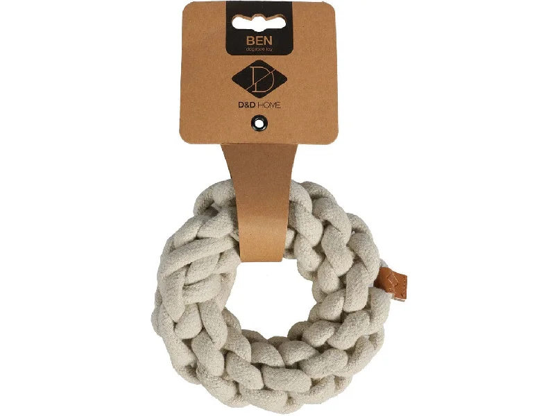 - Deodorizing cat litter tofu litterBen Braided Ring 19Cm/Ø10Mm Beige