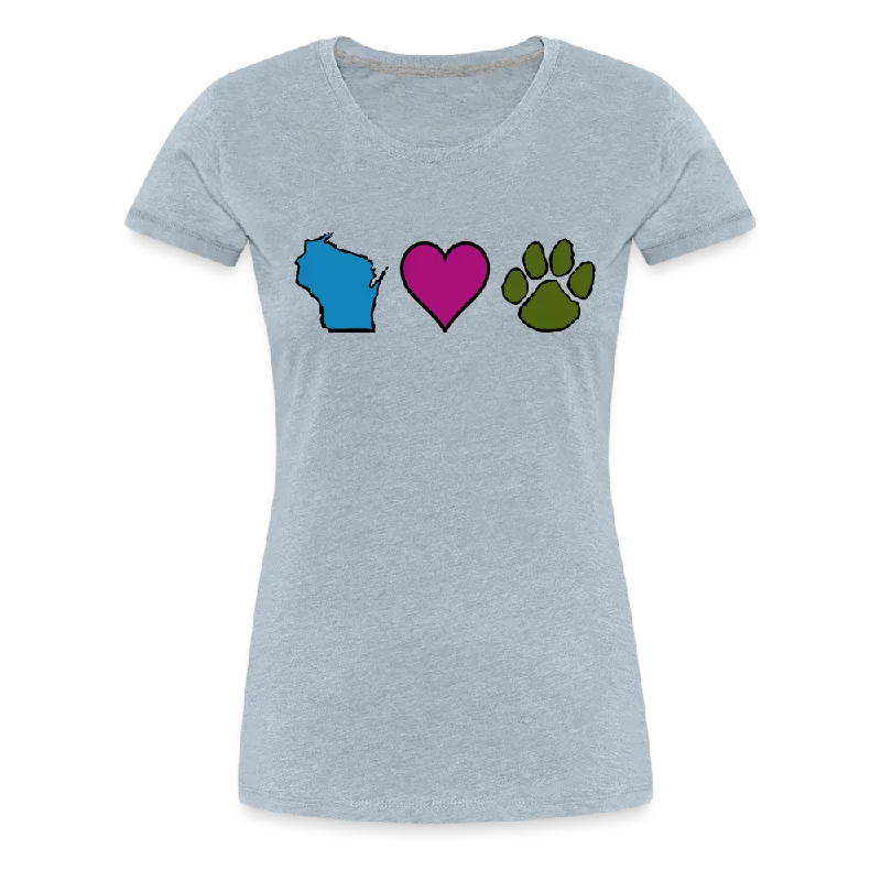 - Natural latex pet mattressWI Loves Pets Contoured Premium T-Shirt