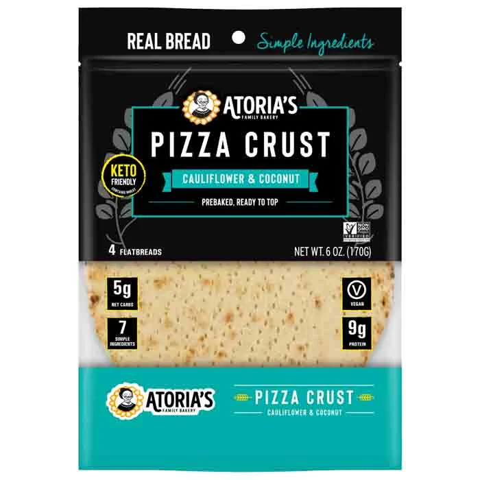 - Natural latex pet mattressAtorias - Pizza Crust Cauliflower Coconut, 6oz | Pack of 8