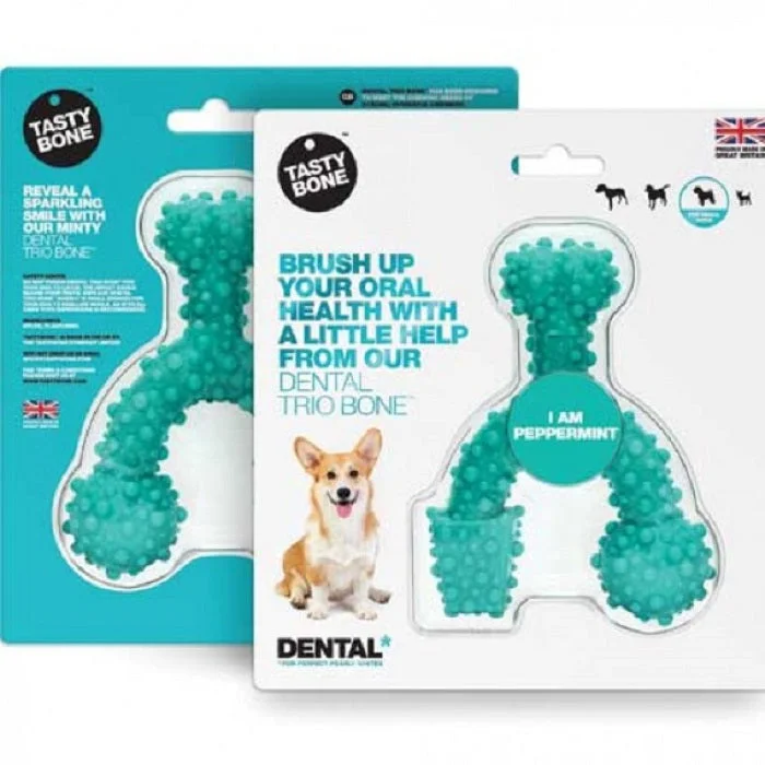 - Car dog seat beltTasty Bone Nylon Trio Peppermint