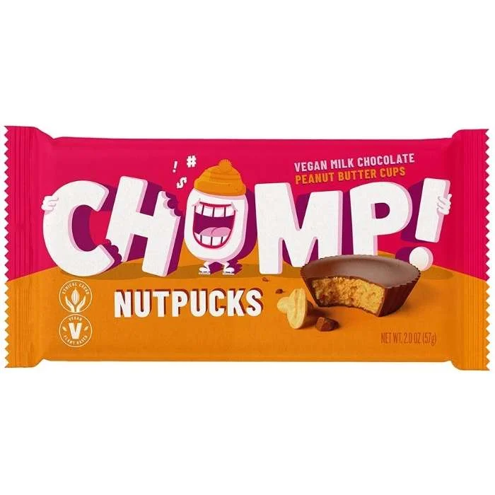 ---Chomp! - Nutpucks Vegan Peanut Butter Cups, 2oz