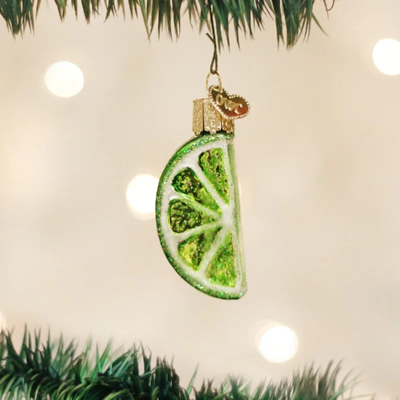  -Splash-proof food bowl AND Anti-choking slow food bowlLime Slice Ornament