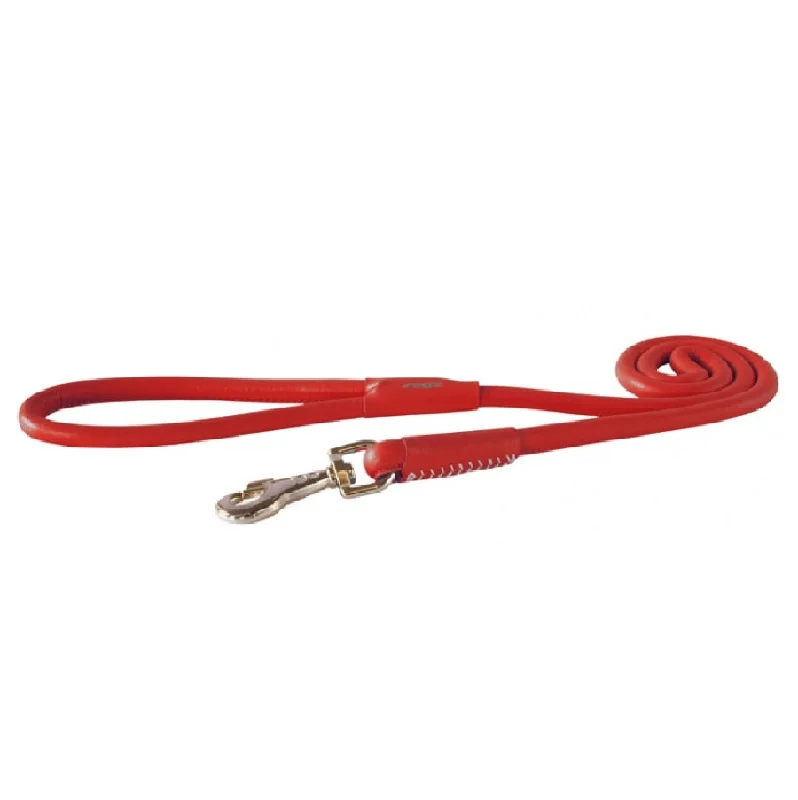 - Elderly dog ​​joint care mattressRogz Leather Round Fixed Lead Red