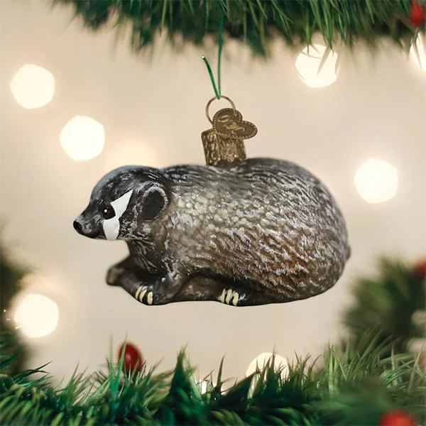 - Summer pet ice matVintage Badger Ornament