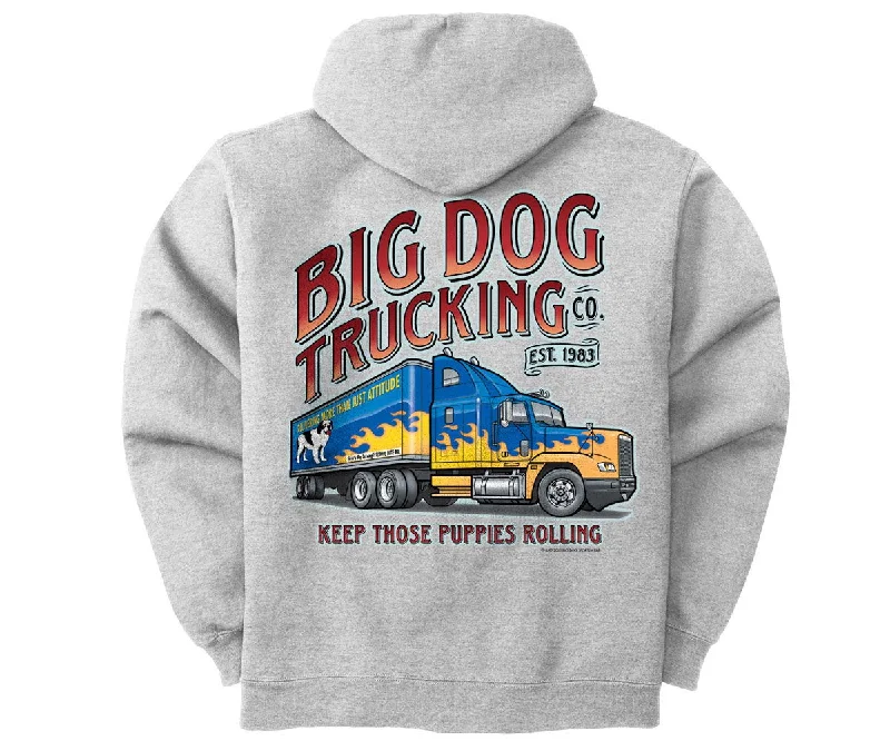 ---Big Dog Trucking Co. Graphic Hoodie