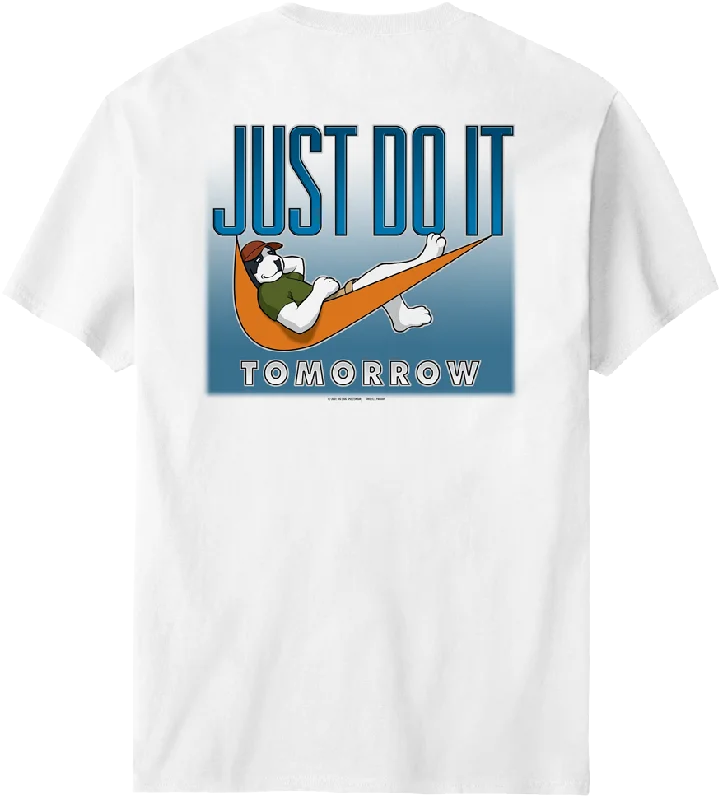 - Parrot climbing and standing wooden frameJust Do It Tomorrow T-Shirt