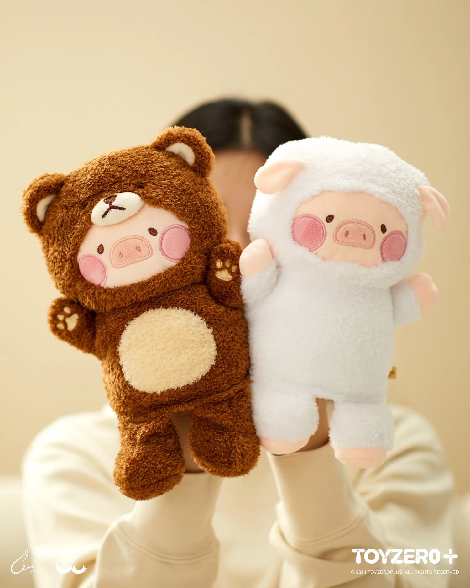 ---LuLu the Piggy Costume Series - Fluffy Hand Puppets