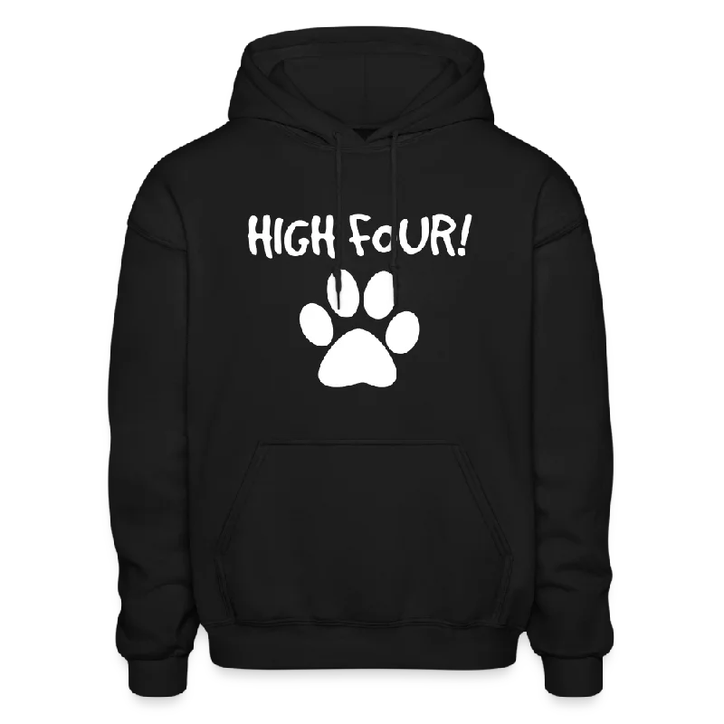 - Winter warm clothes for short-haired dogsHigh Four! Heavy Blend Adult Hoodie