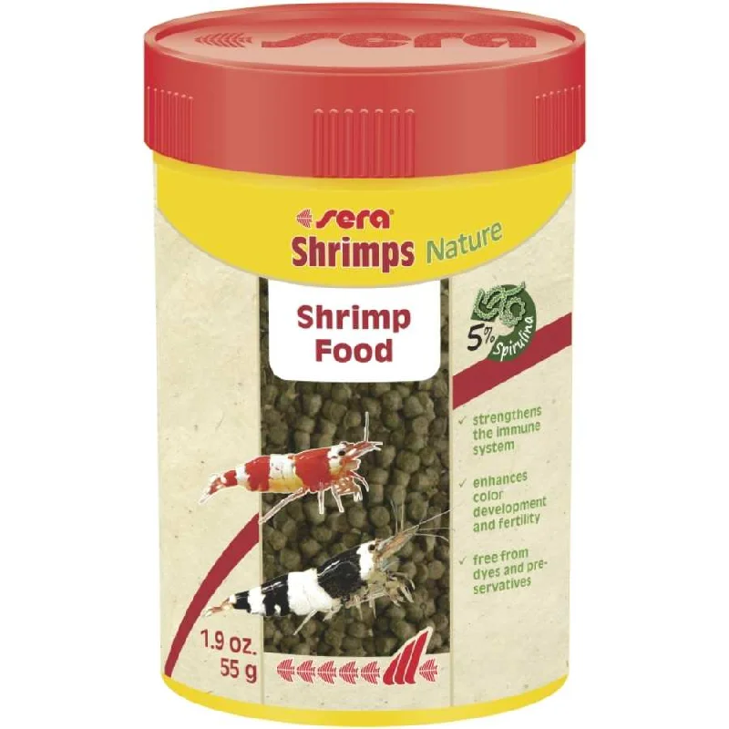  -Splash-proof food bowl AND Anti-choking slow food bowlSera Shrimps Natural Diet 55g