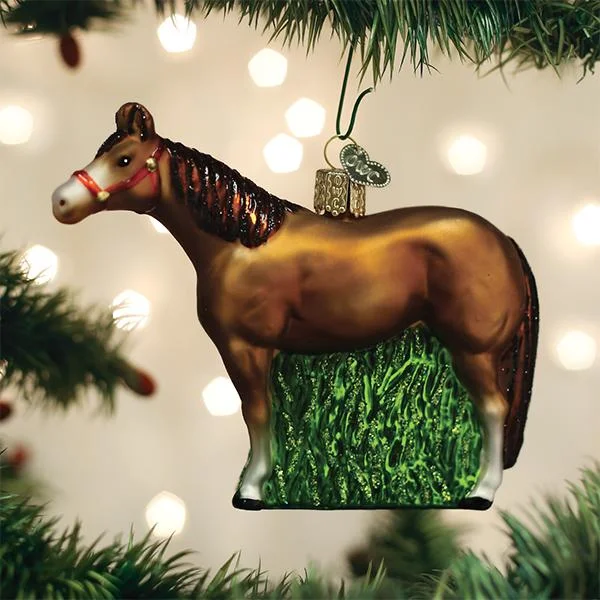 - Pregnant cat delivery room warming boxQuarter Horse Ornament