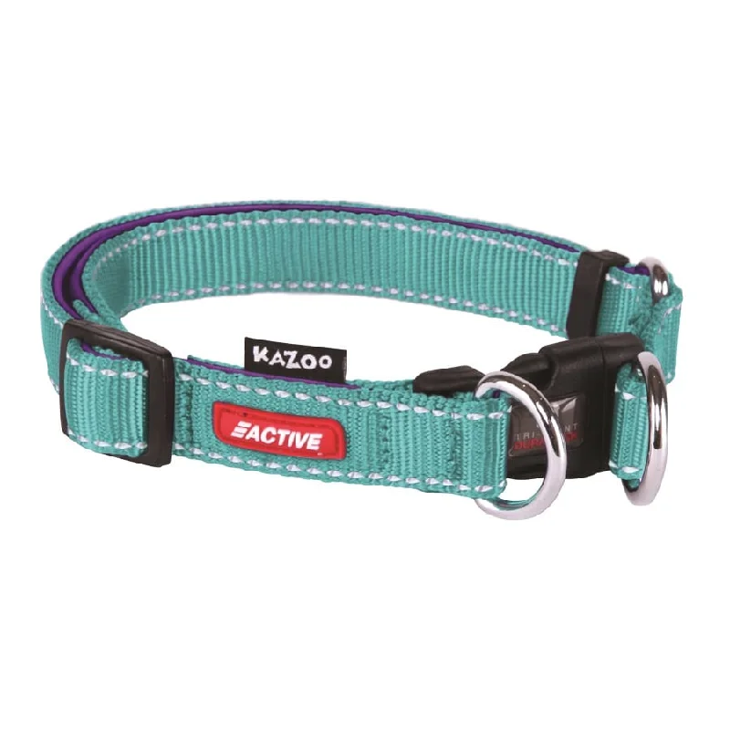 - Dog anti-slip matKazoo Active DD Adjustable Nylon Collar Aqua Purple