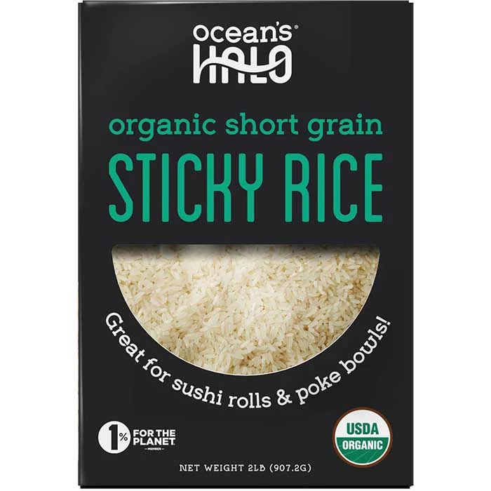 ---Ocean's Halo - Organic Short Grain Sticky Rice, 32oz