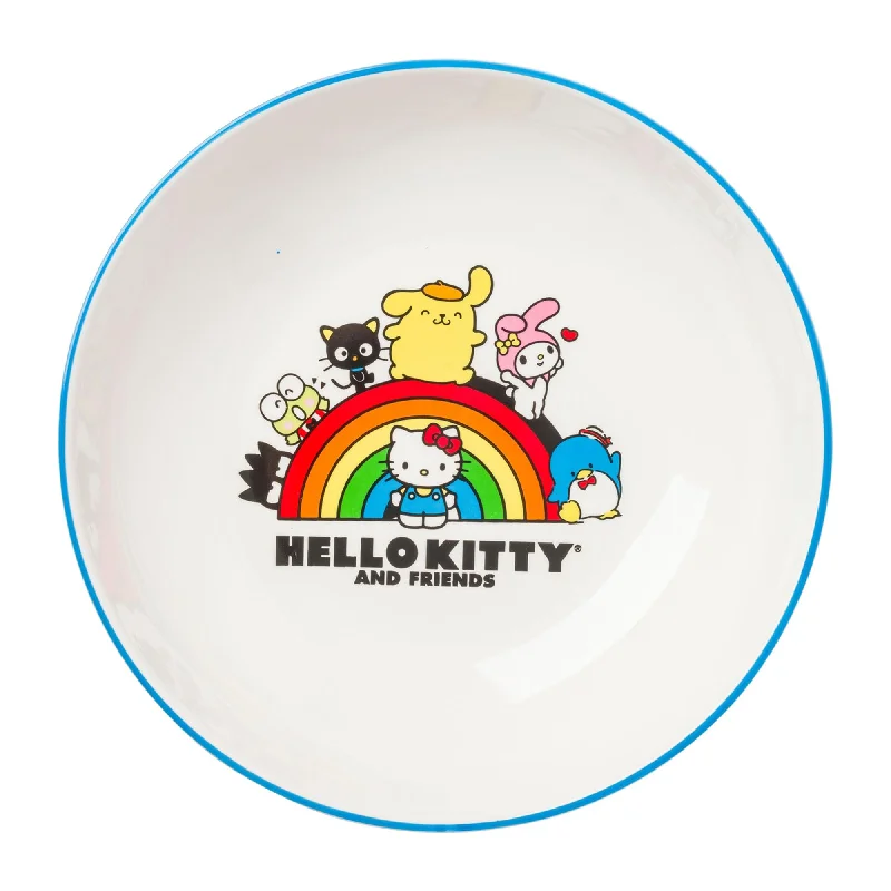 - ​​Christmas pet Christmas clothingHello Kitty and Friends Ceramic Dinner Bowl (Rainbow Parade)