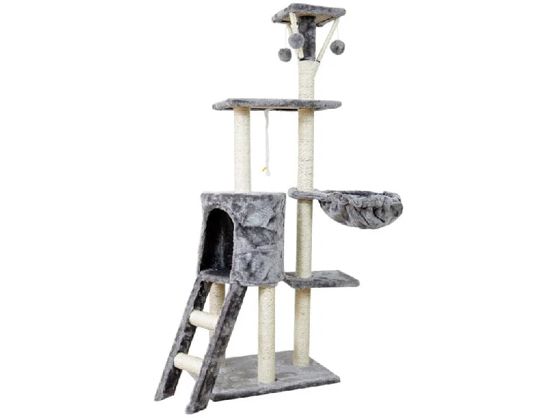 - Automatic temperature adjustment cat bedCat Tree & Scratching Grey Dark Grey Beige 50*36*138