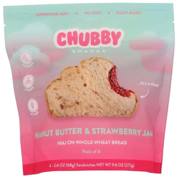 - Pet stroller can be taken on the planeChubby Snacks - PB&J Sandwiches, 4 Pack | Multiple Flavors