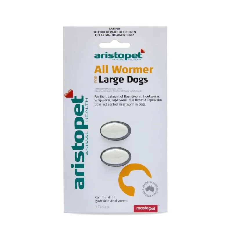 - Natural latex pet mattressAristopet All Wormer Tablets for Large Dogs