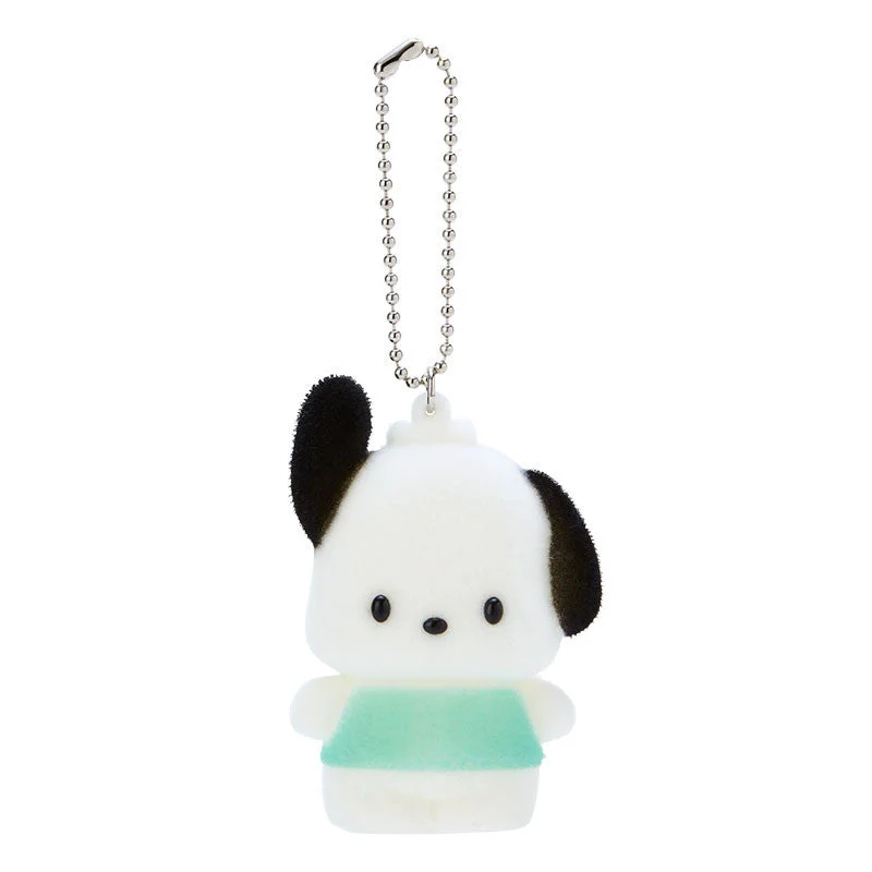 - Rabbit grass rack to prevent waste food boxPochacco Flocked Keychain Mascot