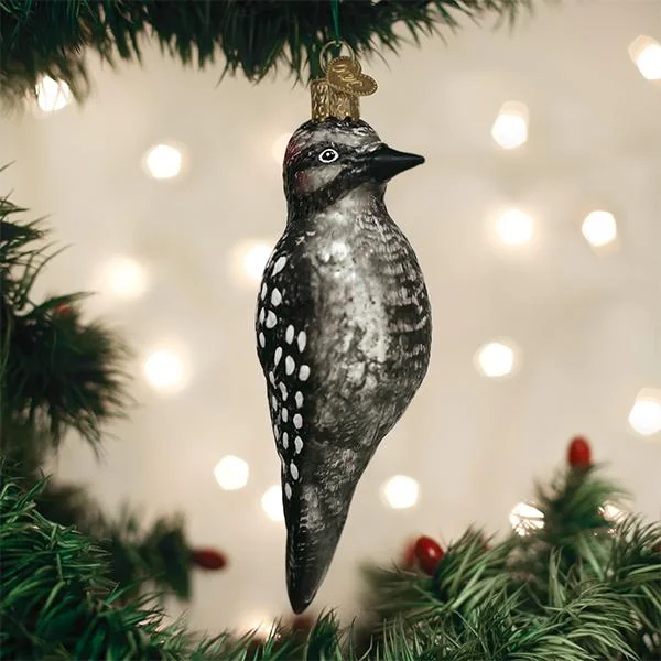 - Dog anti-slip matVintage Hairy Woodpecker Ornament