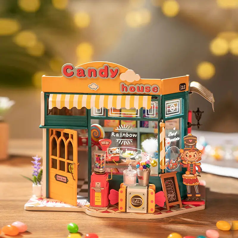  -Anti-scratch sofa protective coverRainbow Candy House Diy Miniature House