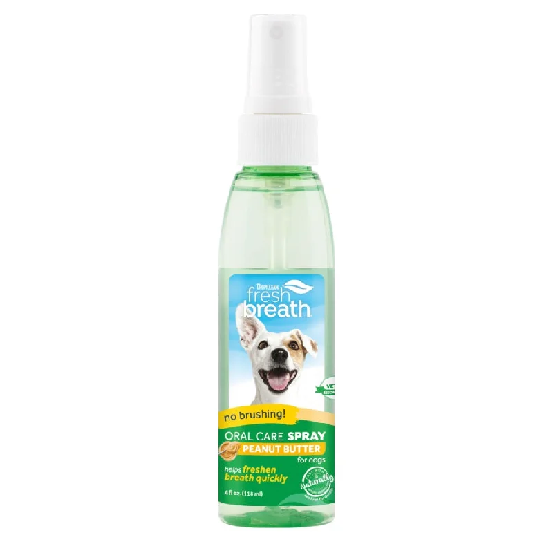 - Cat stress soothing sprayTropiclean Fresh Breath Peanut Butter Oral Spray 118ml