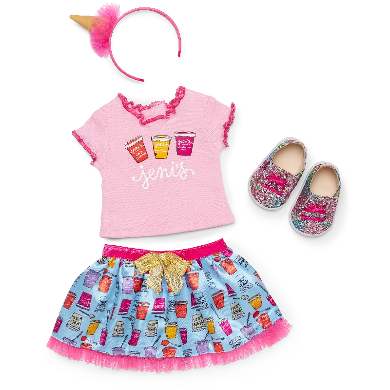 ---American Girl® x Jeni's Just Add Sprinkles Outfit for 18-inch Dolls