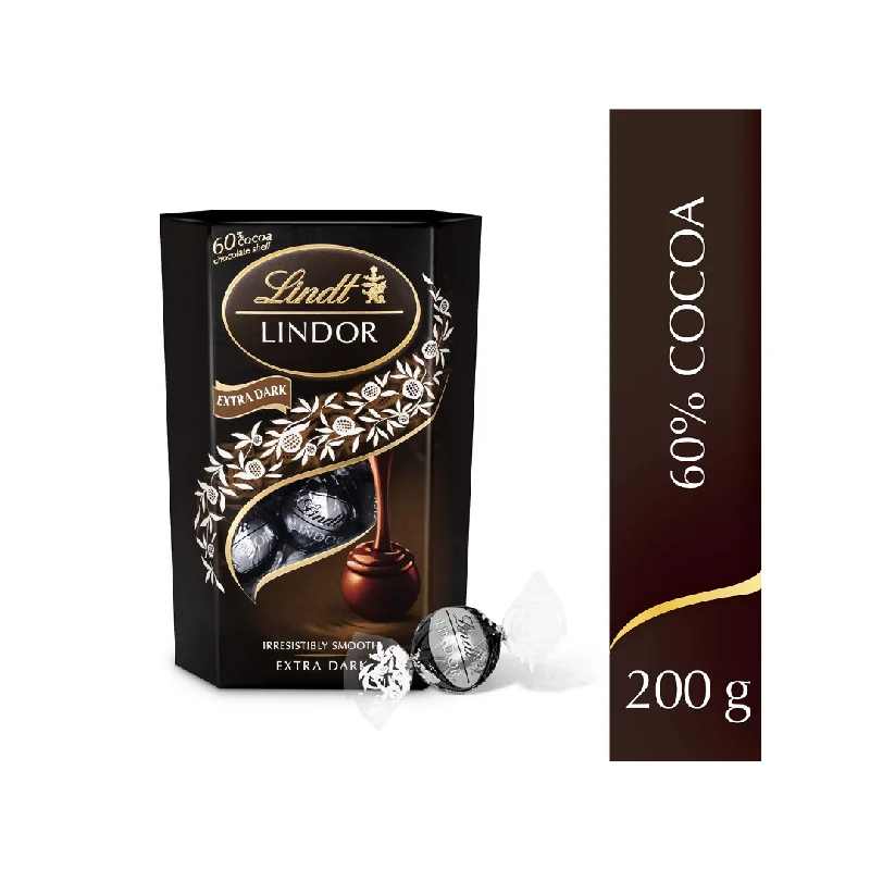 - Degradable pet feces bagLindt Lindor Truffle 60% Extra Dark Chocolate 200g