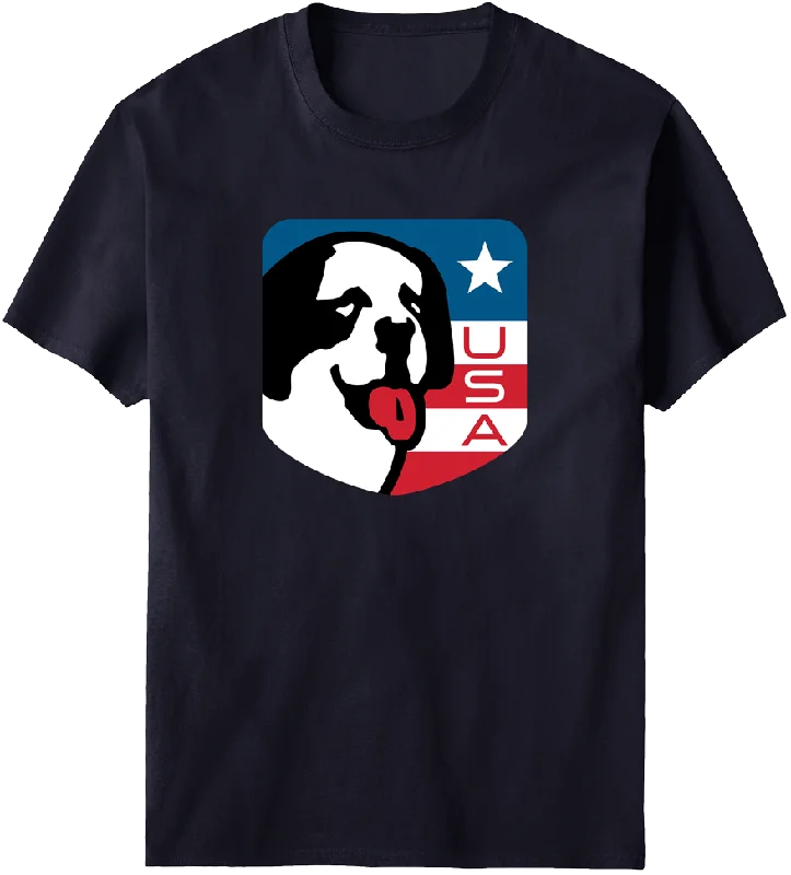 - Winter dog thick down jacketBig Dog USA Shield T-shirt