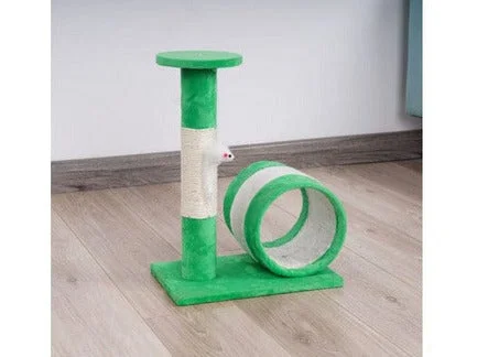 ---Cat Tree & Scratching Green+Beige 32*20*43