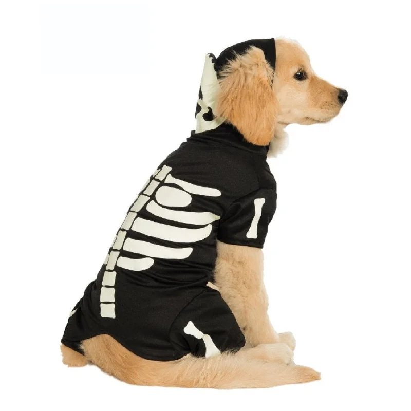 - Foldable and portable cat bagSkeleton Glow In The Dark Pet Hoodie