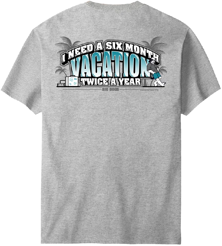 - Pet tear stain cleaning wipesSix Month Vacation T-Shirt