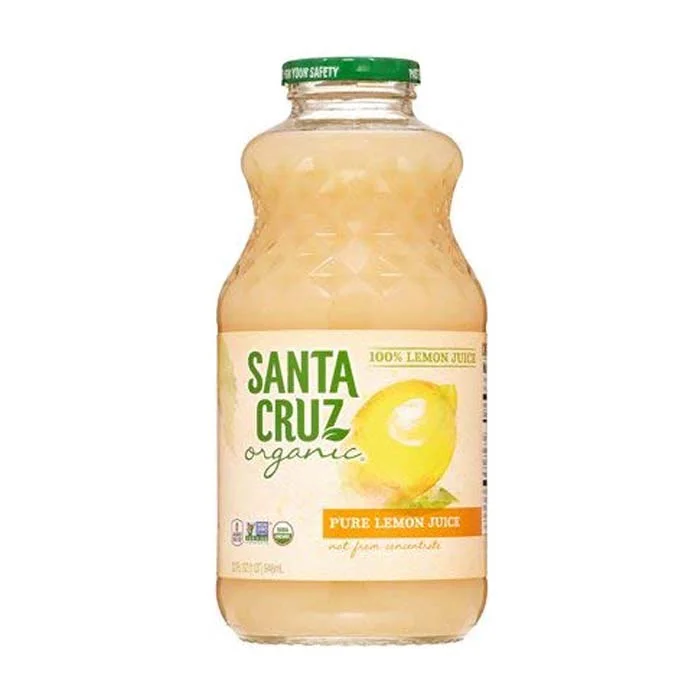 ---Santa Cruz - Organic 100% Lemon Juice, 32oz