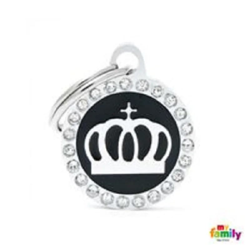 - Pet monitor with cameraMy Family ID Tags Glam Crown Black