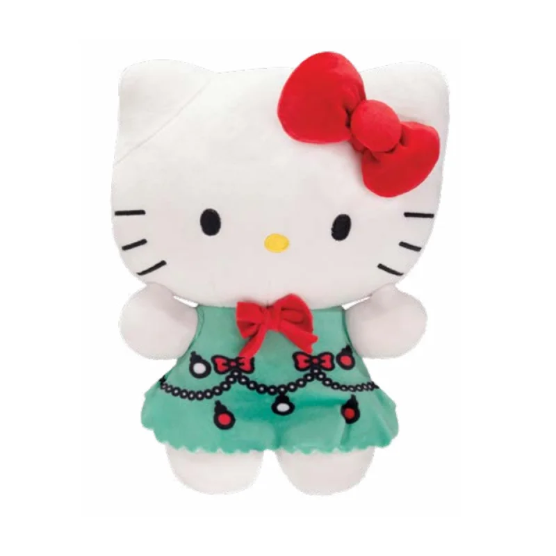 - ​​Christmas pet Christmas clothingHello Kitty 10" Holiday Dress Plush