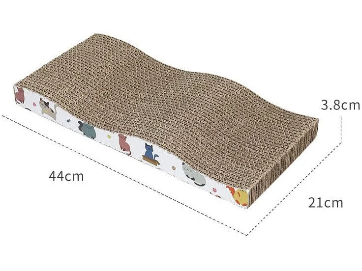 - Foldable and portable cat bagWave Cat Scratcher 44*21*3.8Cm