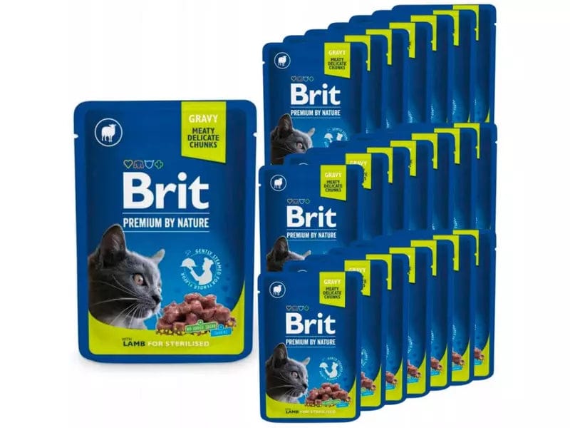 - Pet diabetes prescription foodBrit premium cat pouches Lamb for Sterilised 24x100g