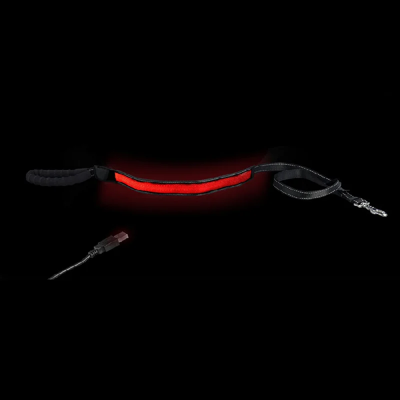 - Remote interactive pet feederLoomo Comfort Handle LED Dog Lead Red