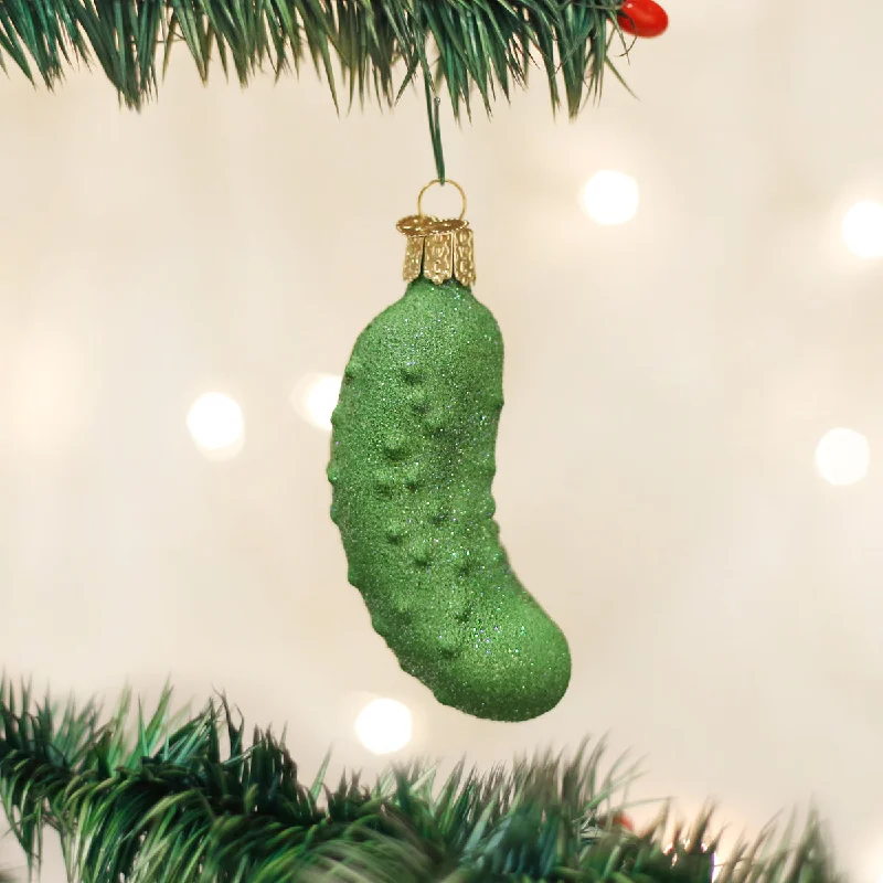 - Organic cotton dog bibsGlistening Pickle Ornament