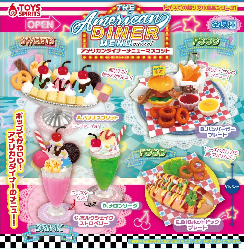  -Non-contact cat thermometerAmerican Diner Menu Gacha Series