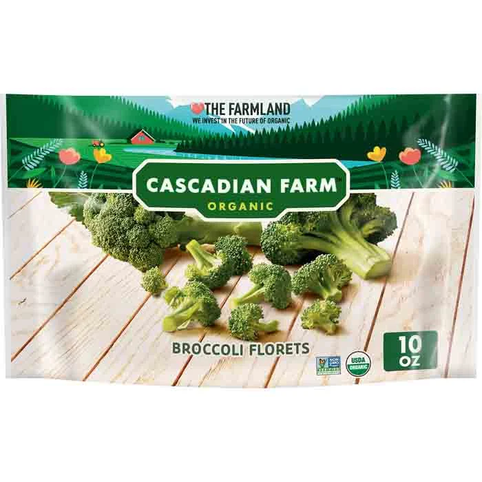 - Air box TSA certified check-inCascadian Farm - Frozen Broccoli Florets, 10oz | Pack of 12