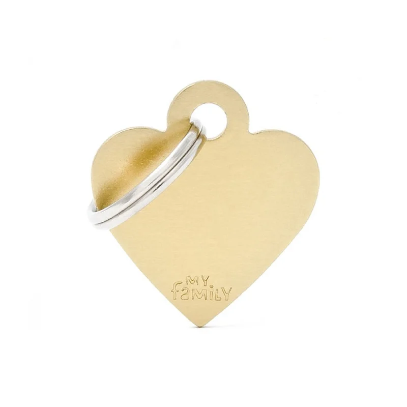  -Anti-slip claw protection raincoat FOR dogsMy Family ID Tags Basic Heart Gold