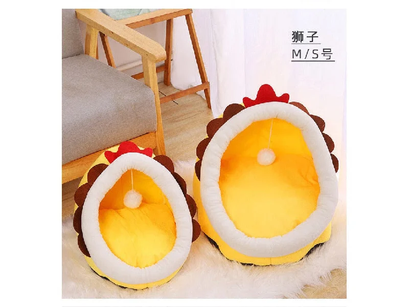 - Winter warm clothes for short-haired dogsPet Bed Yellow M 40*46Cm