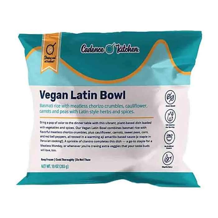 - Foldable and portable cat bagCadence Kitchen - Bowl Vegan Latin, 10oz | Pack of 16