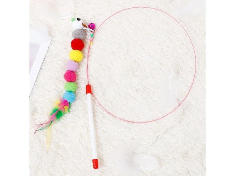 ---Cat Toys Colorful Ball Caterpillar 83Cm