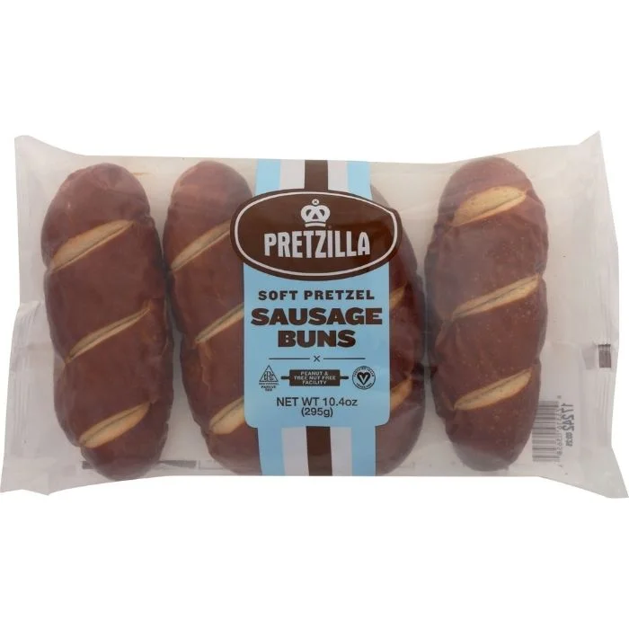  -Splash-proof food bowl AND Anti-choking slow food bowlPretzilla - Soft Pretzel Sausage Buns, 4 Pack, 10.4oz